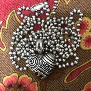 Vintage LAGOS Sterling Heart of Philadelphia Necklace